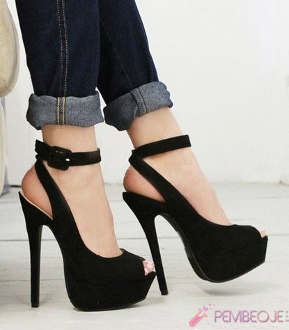 bayan topuklu siyah ayakkabı (2)