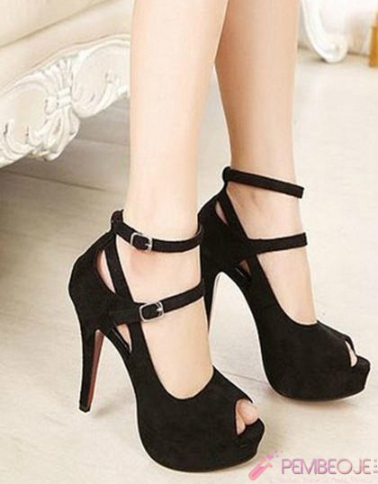 bayan topuklu siyah ayakkabı (3)