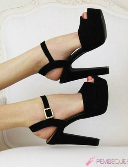 bayan topuklu siyah ayakkabı (6)