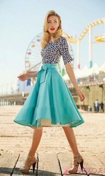 retro elbise modelleri - vintage modası (3)