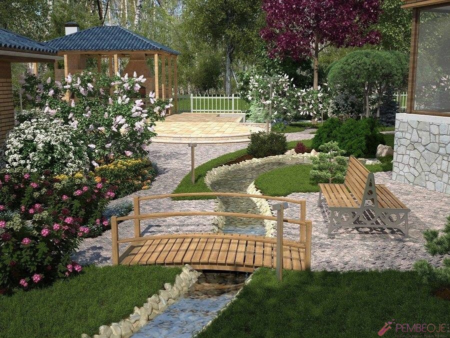 Pratik ve ilginç ev - bahçe dekorasyonu  bahçe tasarımları