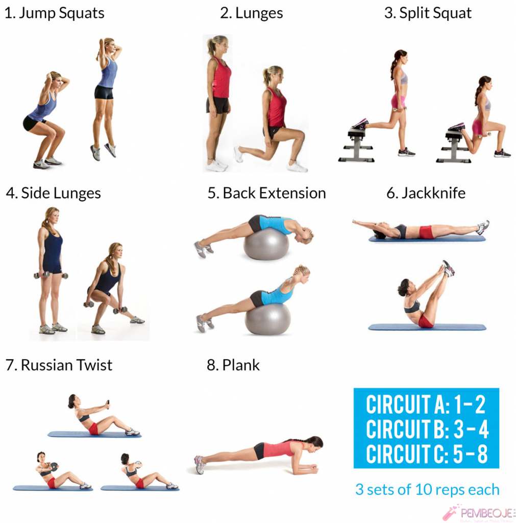 Evde Fitness Hareketleri