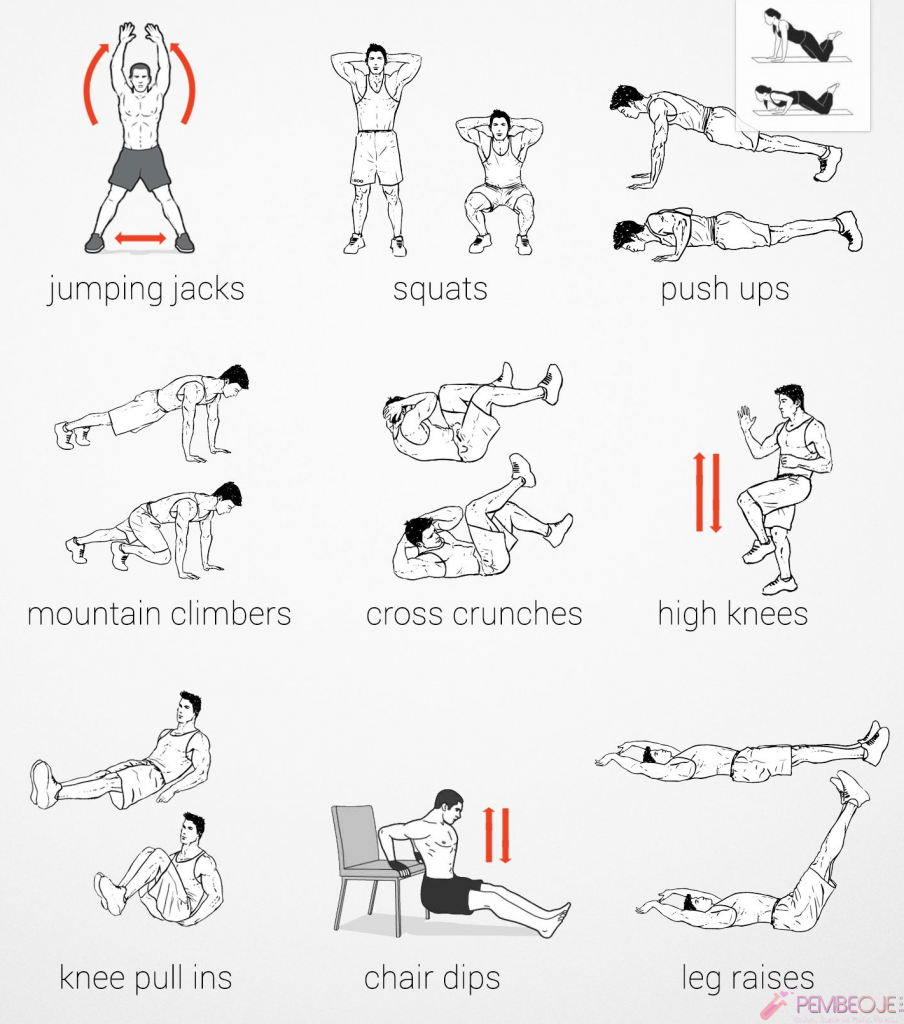 Evde Fitness Hareketleri