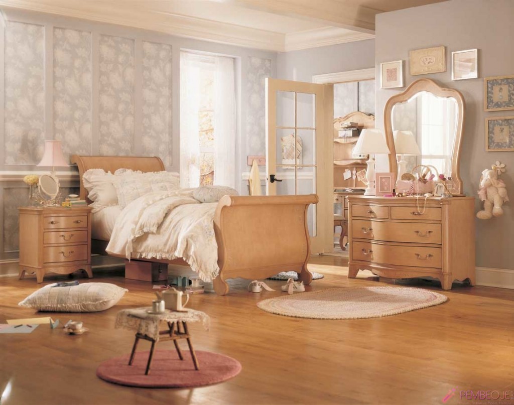 Vintage yatak odası