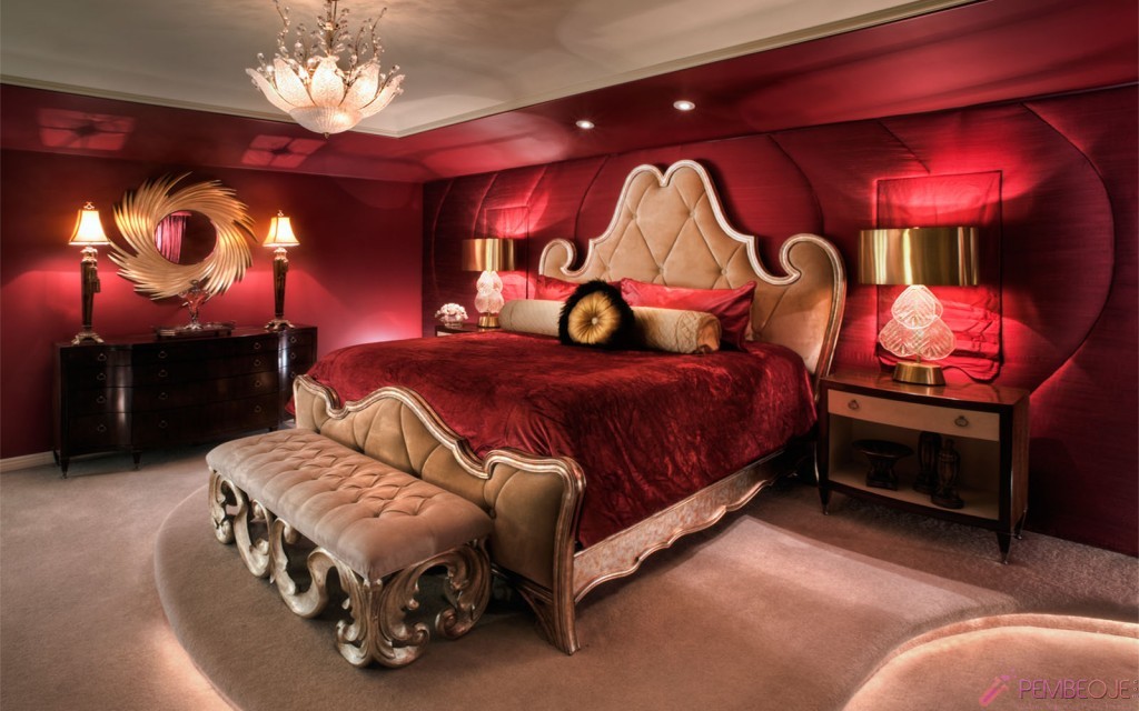 Romantik Yatak Odası Dekorasyonu