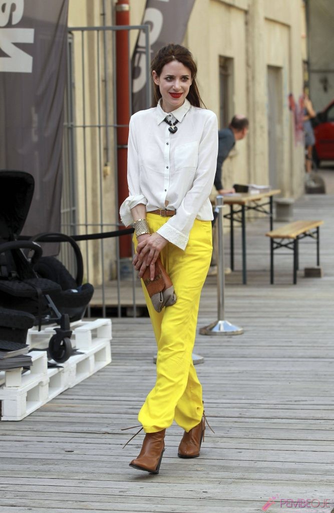 Sarı Pantolon Modelleri 2016